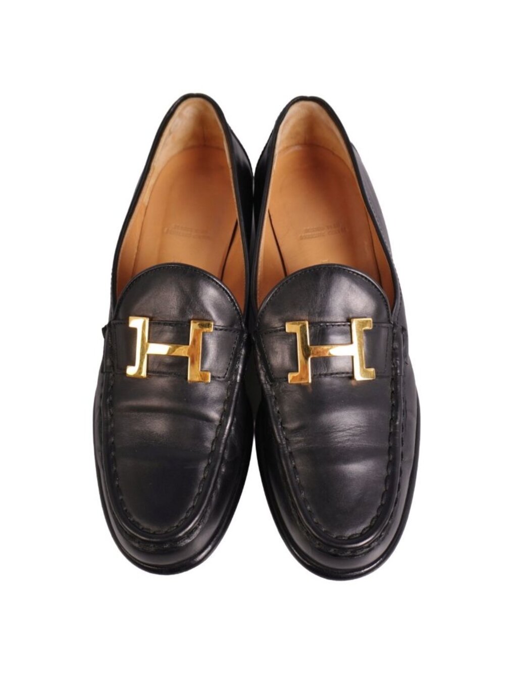 Hermes Loafers Moccasins Constance Logo les - Picture 4 of 9